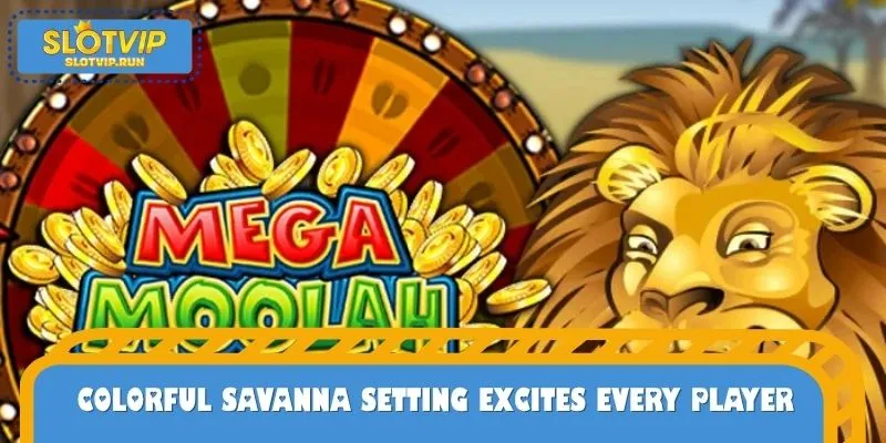 Colorful savanna setting excites every player