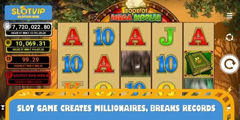 Slot game creates millionaires, breaks records
