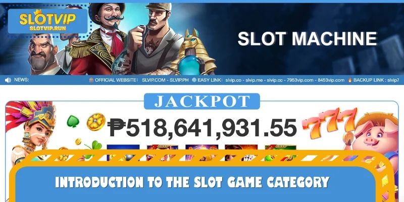 The slot game section offers a wide selection of popular titles