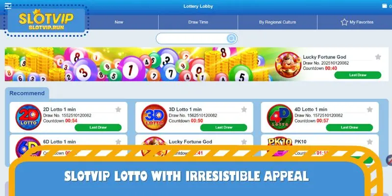 SLOTVIP Lotto with irresistible appeal